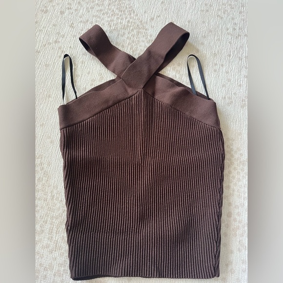 Babaton Ribbed Criss Cross Top - Picture 9 of 9